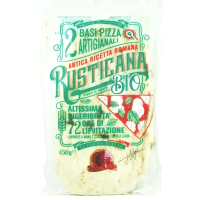 BASE PIZZA LA RUSTICANA BIO 2X225 g