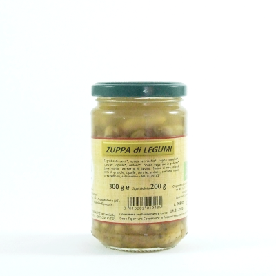 ZUPPA DI LEGUMI LESSATI BIO (300 g)