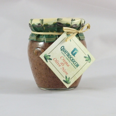 PATE' DI OLIVE NERE (190 gr)) BIO