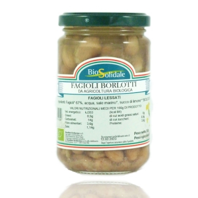 BORLOTTI LESSATI AL NATURALE BIO (300 g)