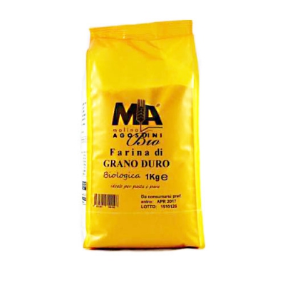 SEMOLA RIMACINATA GRANO DURO (1 Kg) BIO