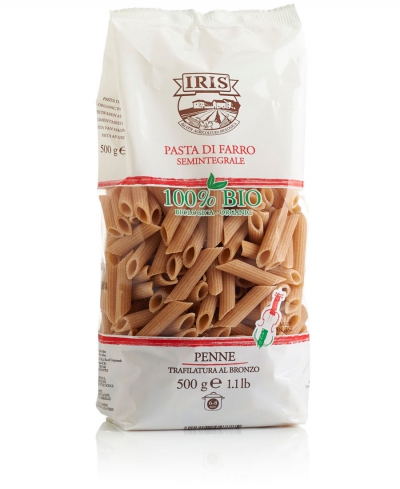 PENNE FARRO SEMINT. BIO IRIS 500 gr