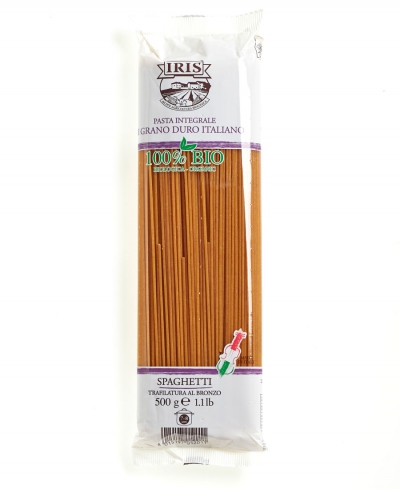 SPAGHETTI INTEGRALI BIO IRIS 500 gr