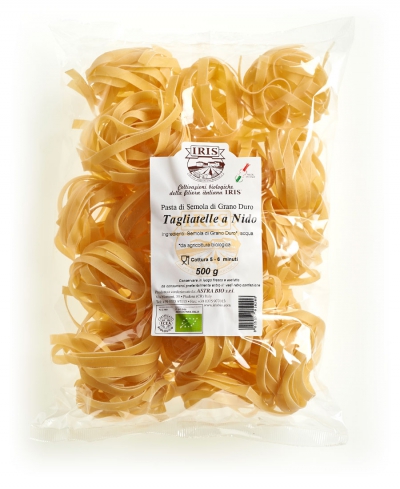 TAGLIATELLE NIDO SEMOLA BIO IRIS 500 gr