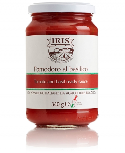 POLPA DI POM. BASILICO BIO IRIS 340 Gr