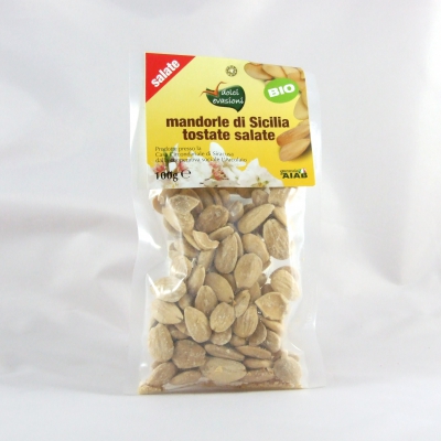 MANDORLE DI SICILIA TOSTATE SALATE 100 G