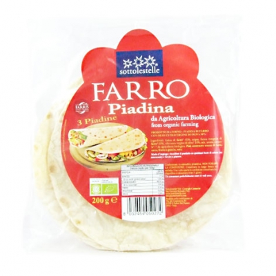 PIADINE DI FARRO OLIO EV DI OLIVA 200gr