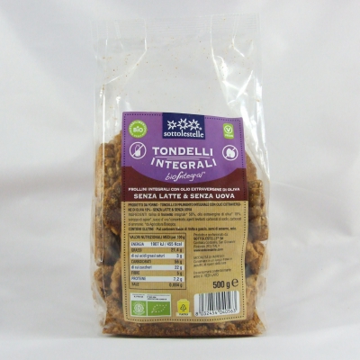 TONDELLI DI FRUMENTO INTEGRALE (500 gr)