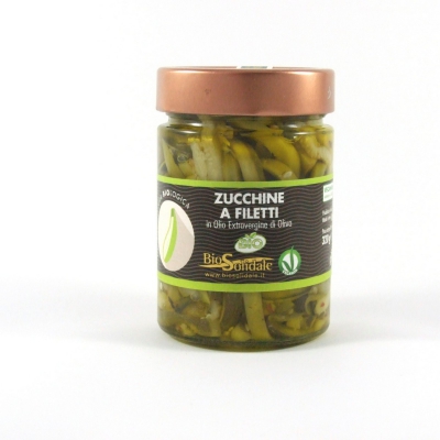 ZUCCHINE A FILETTI IN OLIO EVO 300 gr