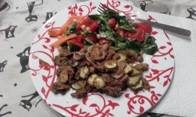 Funghi e zucchine gratinati