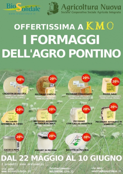 Offertissima formaggi Agricoltura nuova
