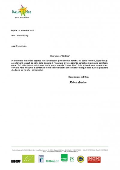 Comunicato Simbiosi