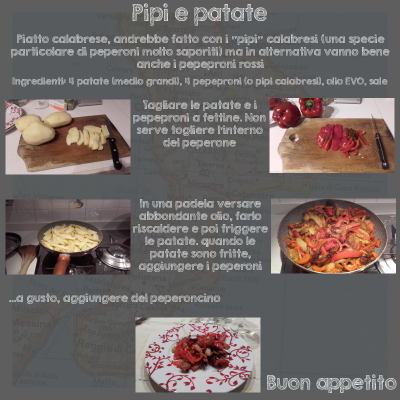 La ricetta della settimana: Pipi e patate
